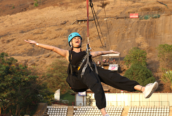 Enjoy India's Longest Flying Fox at Della Adventure Park